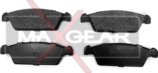 Maxgear 19-0480 - Brake Pad Set, disc brake www.parts5.com