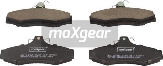 Maxgear 19-2945 - Brake Pad Set, disc brake www.parts5.com