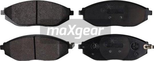 Maxgear 19-2168 - Brake Pad Set, disc brake www.parts5.com