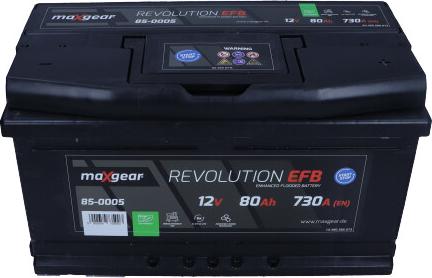 Maxgear 85-0005 - Стартерная аккумуляторная батарея, АКБ www.parts5.com