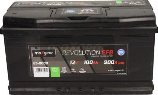 Maxgear 85-0008 - Starter Battery www.parts5.com