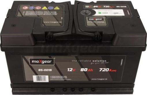 Maxgear 85-0015 - Starter Battery www.parts5.com
