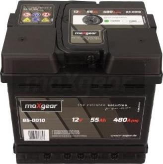 Maxgear 85-0010 - Startovací baterie www.parts5.com