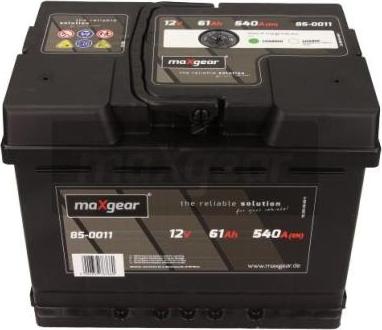 Maxgear 85-0011 - Starter Battery www.parts5.com
