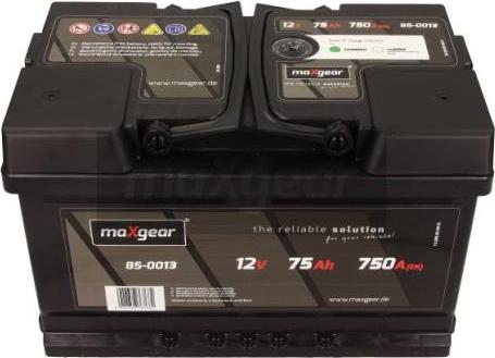 Maxgear 85-0013 - Starter Battery www.parts5.com