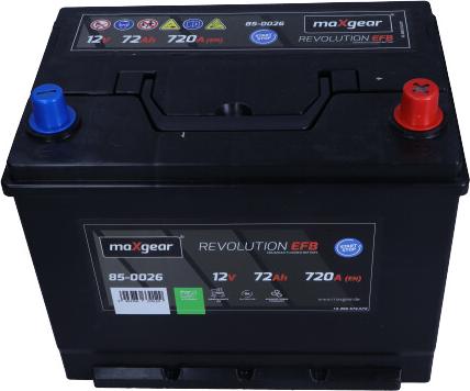 Maxgear 85-0026 - Starter Battery www.parts5.com