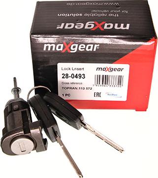 Maxgear 28-0493 - Lock Cylinder www.parts5.com