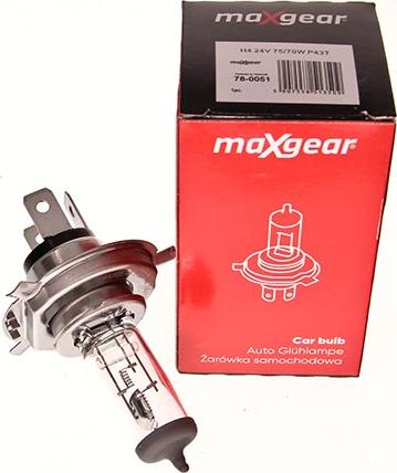 Maxgear 78-0051 - Bulb, headlight www.parts5.com