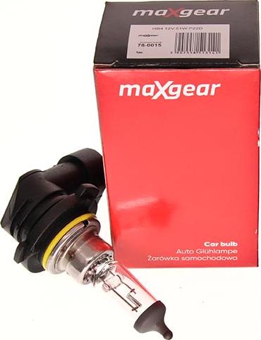 Maxgear 78-0015 - Bulb, headlight www.parts5.com