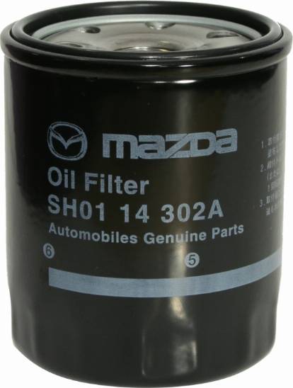 MAZDA SH0114302A - CARTRIDGE.OIL FILTER www.parts5.com
