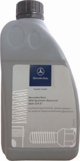 Mercedes-Benz A0009899701AAA6 - Engine Oil www.parts5.com
