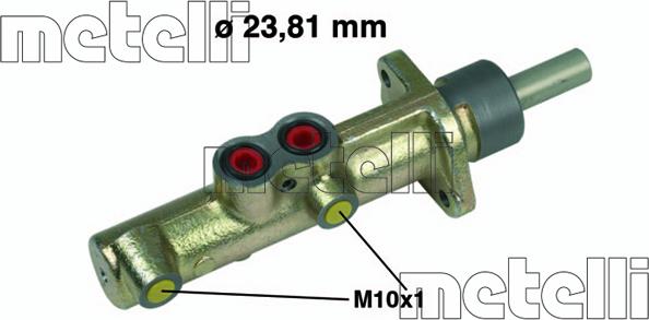 Metelli 05-0468 - Brake Master Cylinder www.parts5.com