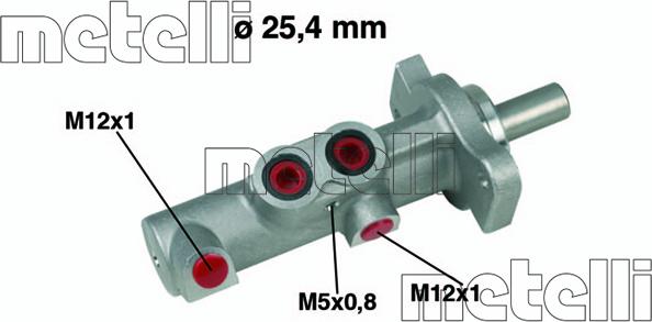 Metelli 05-0425 - Brake Master Cylinder www.parts5.com