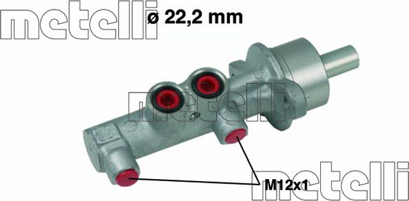 Metelli 05-0540 - Brake Master Cylinder www.parts5.com