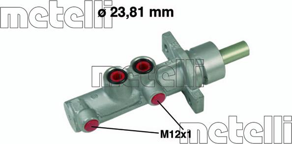 Metelli 05-0633 - Brake Master Cylinder www.parts5.com