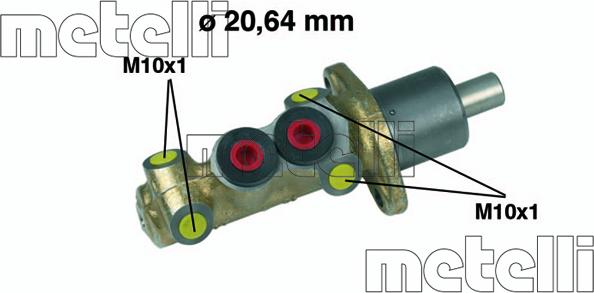 Metelli 05-0059 - Brake Master Cylinder www.parts5.com