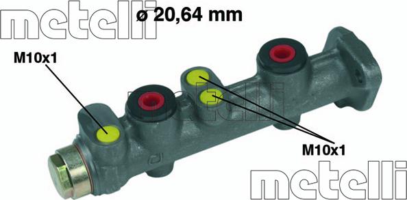 Metelli 05-0066 - Brake Master Cylinder www.parts5.com