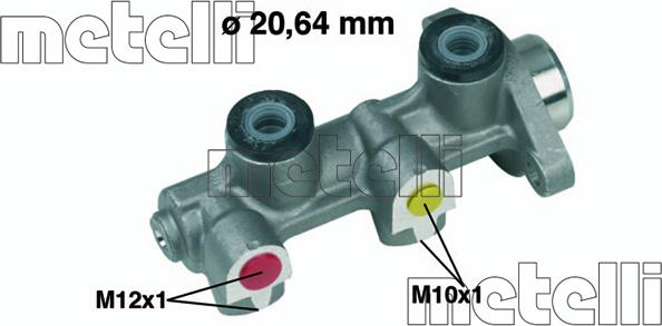 Metelli 05-0190 - Brake Master Cylinder www.parts5.com