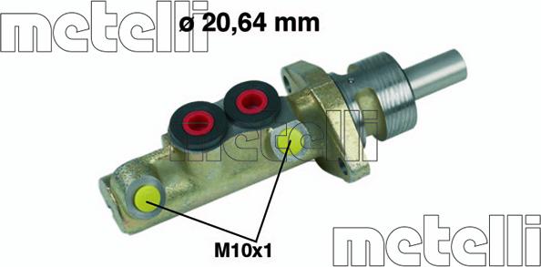 Metelli 05-0156 - Brake Master Cylinder www.parts5.com