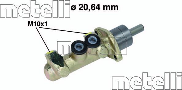 Metelli 05-0340 - Brake Master Cylinder www.parts5.com