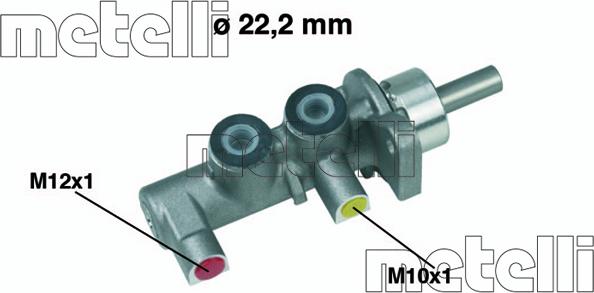 Metelli 05-0380 - Brake Master Cylinder www.parts5.com