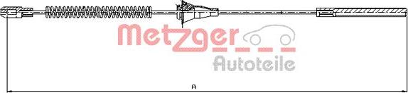 Metzger 11.5754 - Cable, parking brake www.parts5.com
