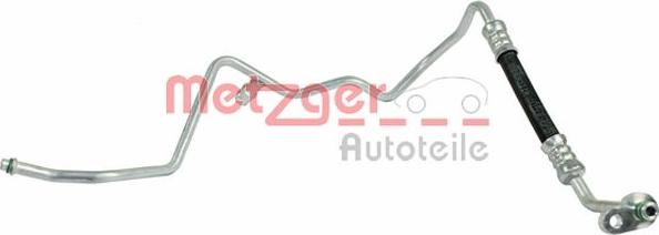 Metzger 2360053 - High / Low Pressure Line, air conditioning www.parts5.com