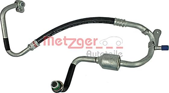 Metzger 2360021 - High / Low Pressure Line, air conditioning www.parts5.com