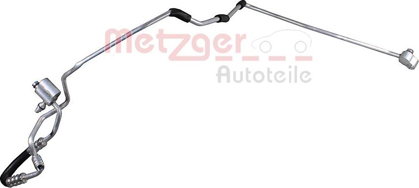 Metzger 2360155 - High Pressure Line, air conditioning www.parts5.com