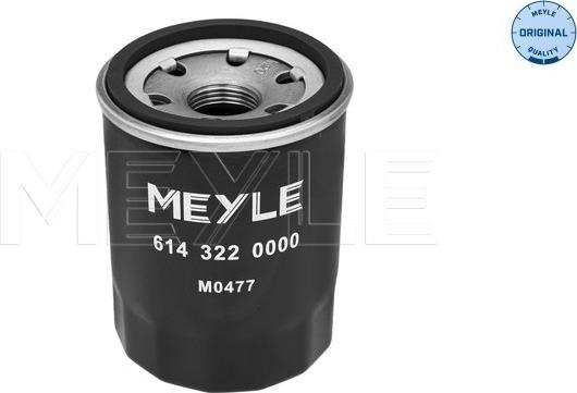 Meyle 614 322 0000 - Oil Filter www.parts5.com
