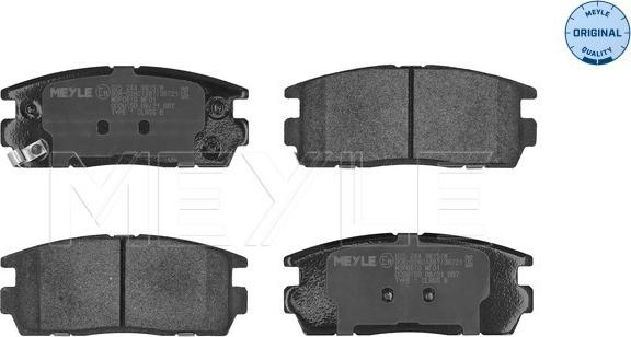 Meyle 025 244 9815/W - Brake Pad Set, disc brake www.parts5.com