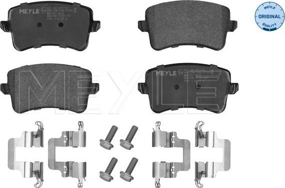 Meyle 025 246 0617/K1 - Brake Pad Set, disc brake www.parts5.com