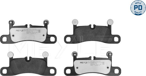 Meyle 025 247 2116/PD - Brake Pad Set, disc brake www.parts5.com