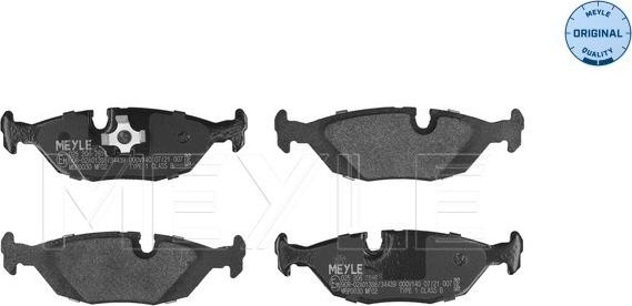 Meyle 025 206 7516 - Brake Pad Set, disc brake www.parts5.com