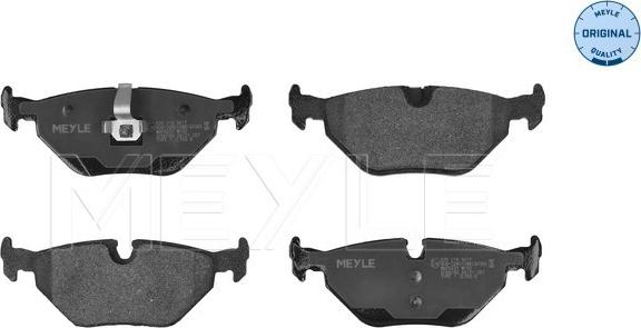 Meyle 025 219 3417 - Brake Pad Set, disc brake www.parts5.com