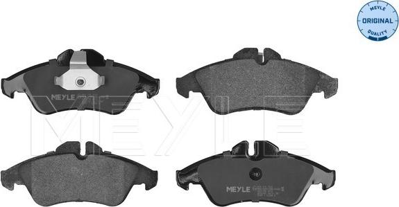 Meyle 025 215 7620 - Brake Pad Set, disc brake www.parts5.com