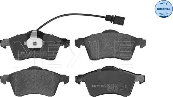 Meyle 025 218 8519/W - Brake Pad Set, disc brake www.parts5.com