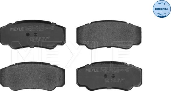 Meyle 025 239 2120 - Brake Pad Set, disc brake www.parts5.com