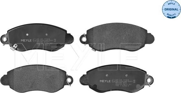 Meyle 025 235 7718/W - Brake Pad Set, disc brake www.parts5.com