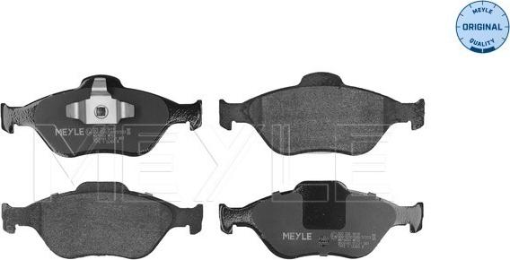 Meyle 025 236 0418 - Brake Pad Set, disc brake www.parts5.com