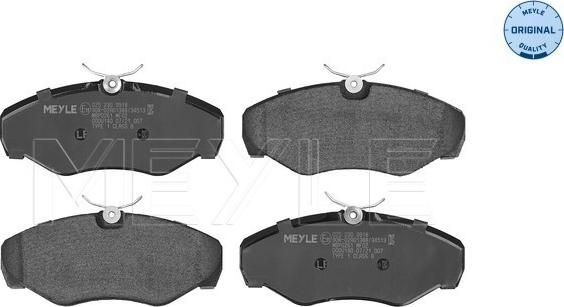 Meyle 025 230 9918 - Brake Pad Set, disc brake www.parts5.com