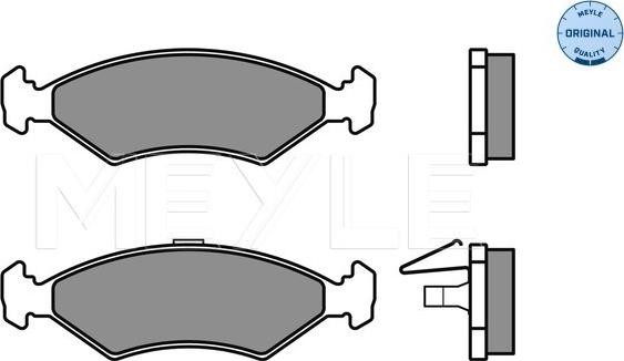 Meyle 025 231 0315 - Brake Pad Set, disc brake www.parts5.com