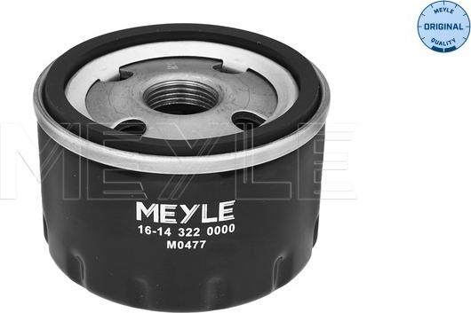 Meyle 16-14 322 0000 - Oil Filter www.parts5.com