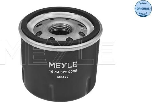 Meyle 16-14 322 0008 - Oil Filter www.parts5.com