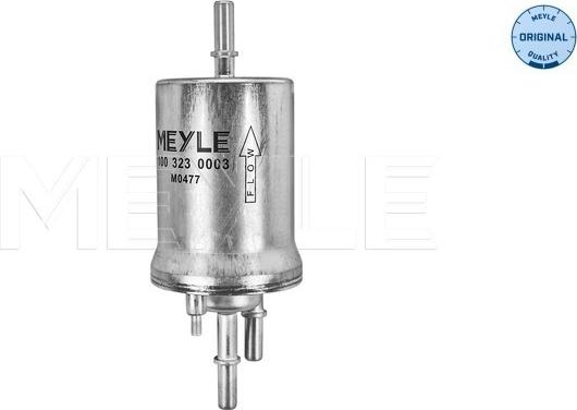 Meyle 100 323 0003 - Топливный фильтр www.parts5.com
