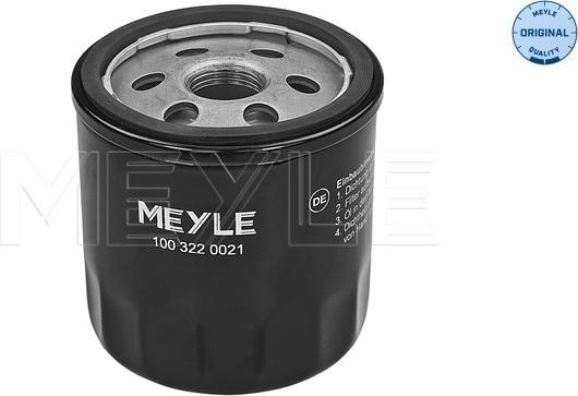 Meyle 100 322 0021 - Oil Filter www.parts5.com
