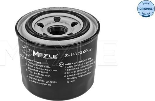 Meyle 35-14 322 0002 - Oil Filter www.parts5.com