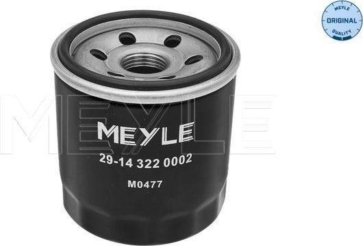 Meyle 29-14 322 0002 - Oil Filter www.parts5.com