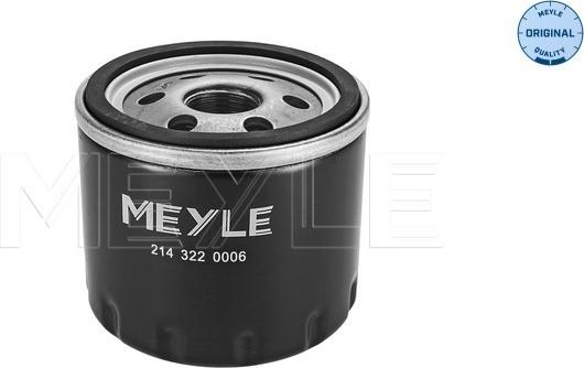 Meyle 214 322 0006 - Oil Filter www.parts5.com