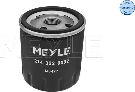 Meyle 214 322 0002 - Oil Filter www.parts5.com